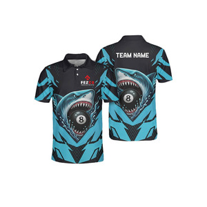 Polo respirant, coupe ample, polo classique de billard, chemise de sport à manches courtes, chemise décontractée de billard - Product Image 5