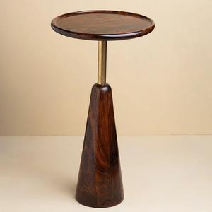 Table de cocktail en aluminium de qualité supérieure, mobilier haut de gamme, table d'appoint en métal pour la maison, l'hôtel, table à vin et à boissons en laiton - Product Image 6