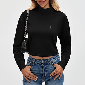 Sudadera con Logotipo Personalizado para Mujer, Tela Suave Premium de Algodón, Manga Larga, Estilo Casual, Top de Invierno 2026 - Product Image 1