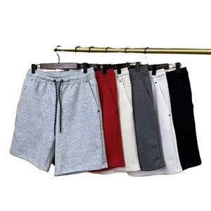 Wholesale Luxury Canvas <b>Men's</b> Eco-Friendly Quick Dry Breathable <b>Short</b> Pants Custom Logo Design Solid <b>Pattern</b> Drawstring Casual - Product Image 1