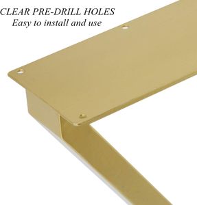 Base de Mesa Tradicional de Hierro y Aluminio para Comedor, Patas de Mesa Tipo Tulipán, Base de Mesa de Metal Dorado, Acero Inoxidable para Bar o Restaurante - Product Image 4