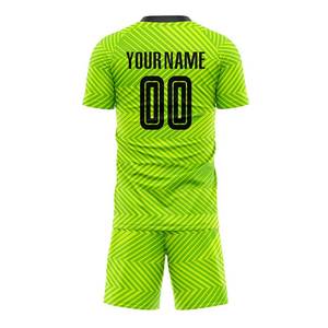 High Quality Custom Football Uniform Soccer Kit Manufacturer Custom Logo Sublimation Printing OEM Private <b>Label</b> Supply - Product Image 2