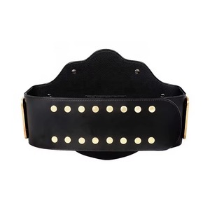 Custom Adult Leather Display Belt Wrestling Style Metal Plate Adjustable Waist Collectible Accessory - Product Image 2
