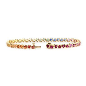 Bracelet chaîne élégant pour femme en moissanite et diamant, argent sterling 925, bijou de luxe tendance, cadeau - Product Image 3