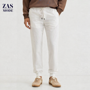 Pantalon de travail décontracté pour homme, coupe large, taille mi-haute, style Hip Hop, streetwear sportif, 100% coton French Terry, séchage rapide, écologique, ODM - Product Image 1