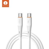 Câble en silicone WUW 1M USB-C vers Micro USB, câble de charge rapide pour écouteurs et appareil photo Android - Haute qualité