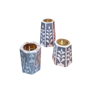 Ensemble de brûleurs à bakhoor en bois et nacre, trois tailles et formes différentes, brûleurs à parfum Dukhoon Mabkhars - Product Image 1