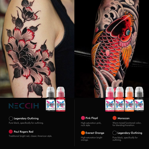 Tinta de Tatuaje Nuojo OEM de Alta Calidad, 15 ml, Cumple con la Normativa REACH de la UE, Negra y Blanca, para Arte Corporal, Pigmento para Tatuajes - Product Image 1