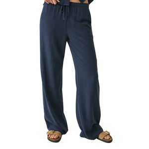 Pantalon de yoga taille haute personnalisé pour femme, coupe droite, avec cordon de serrage, pour fitness – Fabricant OEM ODM en gros - Product Image 4