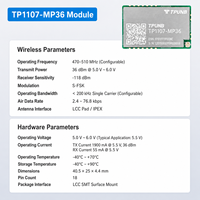 Émetteur-récepteur Sub GHz LoRa, module sans fil haute puissance, réseau maillé automatique, communication de données RF longue portée