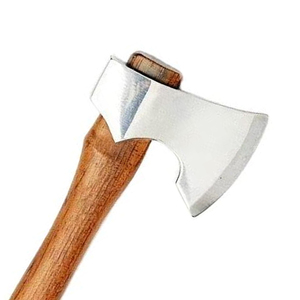 Reliable Steel Head Mini <b>Axe</b> With Comfortable Wooden <b>Handle</b> For Camping Hiking Outdoor Wood Cutting Gardening Bushcraft - Product Image 4