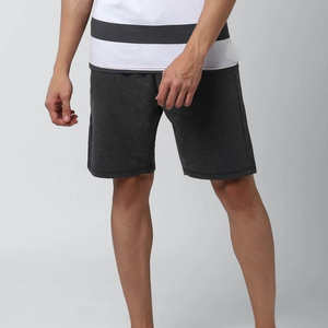 Ensemble 2 pièces homme été, couleur unie, t-shirt et short en coton respirant - Product Image 4