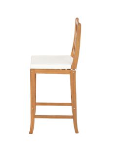 Chaise de bar en bois haut de gamme | Cadre en bois massif et coussin confortable | Fournisseur de meubles d'extérieur au Vietnam - Product Image 2