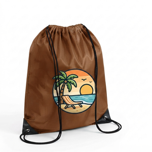 OEM Service High Quality Eco-Friendly Canvas Drawstring Bag Customized Logo New Arrival <b>Cheap</b> Price Outdoor Daily Use <b>Backpack</b> - Product Image 4