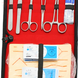ชุดฝึกหัดเย็บแผลพร้อมกรรไกร คีม และเข็มสำหรับนักศึกษาแพทย์ - Product Image 5