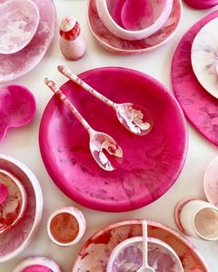 Tazón para Servir Ensaladas HOW BOWLS, Nuevo Diseño, Tazón de Resina Hecho a Mano para el Hogar y el Jardín, Cocina y Personalización de Formas - Product Image 4