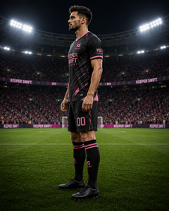Conjunto de Uniforme de Fútbol Personalizado con Impresión por Transferencia de Calor, 100% Poliéster Transpirable, Pantalón Corto, Uniforme de Fútbol OEM ODM, Ropa Deportiva para Equipos - Product Image 1