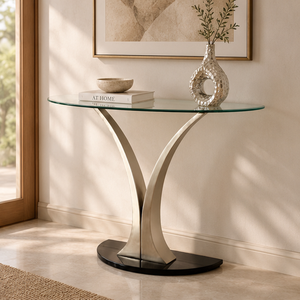 Mesa de Centro de Latón AK Hecha a Mano, Moderna, de Metal, con Acabado Dorado y Negro, Diseño Único, Muebles para Sala de Estar, para Uso en el Hogar y Restaurantes - Product Image 1