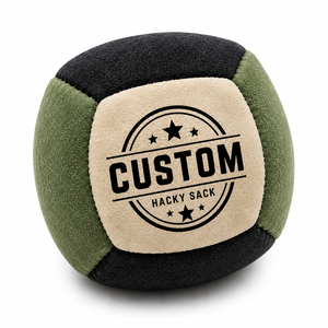 Wholesale Lightweight Custom <b>Hacky</b> <b>Sack</b> Footbag PU Suede Kick Ball with Custom Logo for Outdoor Sports Schools and Clubs - Product Image 1
