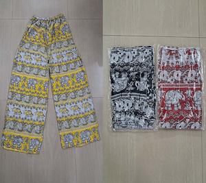กางเกงฮาเร็มผู้หญิงพิมพ์ลายช้างเสื้อผ้าโยคะกางเกงนอนผ้าเรยอนเสื้อผ้า GC-AP-1546โบฮีเมียนดีไซน์แบบโบฮีเมียน - Product Image 1