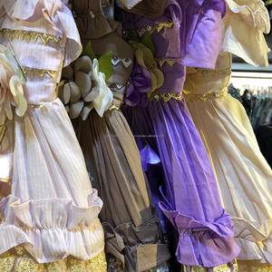 ชุดสายรัดผมแฟนซีสำหรับปาร์ตี้ฤดูใบไม้ผลิสำหรับทารกแรกเกิดและเด็กชุดมีขนประดับด้วยขนสัตว์มีลายดอกไม้ดีไซน์ใหม่ - Product Image 5