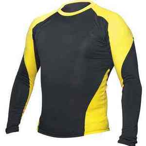 Camiseta deportiva de compresión para hombre, transpirable, de secado rápido, elástica, para entrenamiento, correr y hacer ejercicio - Product Image 2