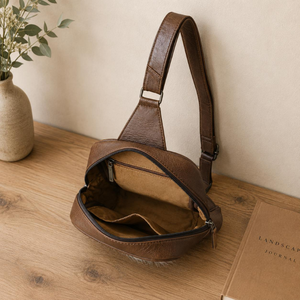Sac bandoulière en cuir de vachette avec tissu tissé aztèque, sac bandoulière western, sangle réglable, fait main, pour voyage et usage quotidien - Product Image 2