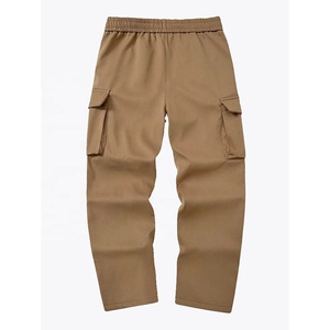 Pantalon Cargo Homme de Qualité Supérieure, Taille Élastique, Multi-Poches, Coupe Ample, Jogger Décontracté, Style Streetwear, Vente en Gros - Product Image 1
