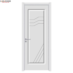 Puertas Interiores Precolgadas de Estilo Moderno Americano, Núcleo Sólido, MDF, Insonorizadas, Resistentes al Agua y a las Termitas, Ideales para Hoteles - Product Image 1