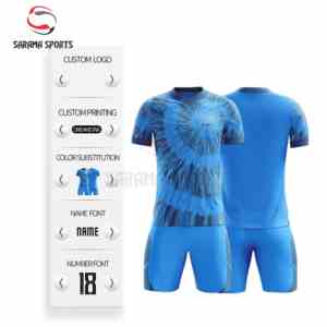 Ensembles d'uniformes de football personnalisés, durables, respirants, 100 % polyester, vêtements de sport de haute qualité, Pakistan, séchage rapide, légers, courts - Product Image 6