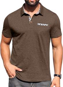 เสื้อยืดผู้ชายแขนสั้นผ้าโพลีเอสเตอร์เนื้อนุ่ม ยืดหยุ่น ระบายอากาศได้ดี สวมใส่สบาย เหมาะกับการเคลื่อนไหวในชีวิตประจำวัน - Product Image 4