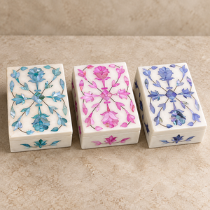 Stonecrafts International Latest Product Handmade Mother Pearl Jewellery <b>Box</b> Model MOP076 <b>for</b> <b>Girls</b> Gifting Use Wholesale Price - Product Image 1