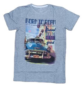 Camiseta Personalizada con Logotipo para Hombre, Estampada, Hombros Caídos, Cuello Redondo, Estilo Urbano, Hip Hop, Verano - Product Image 3