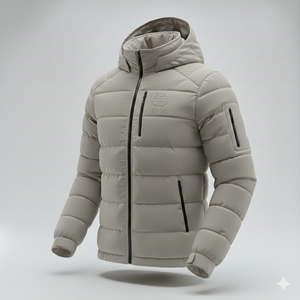 Unisex Bomber <b>Jacket</b> Winter Padded Thick Waterproof Windproof <b>Canvas</b> Hooded OEM Service Casual Outdoor Streetwear Front Quick - Product Image 2