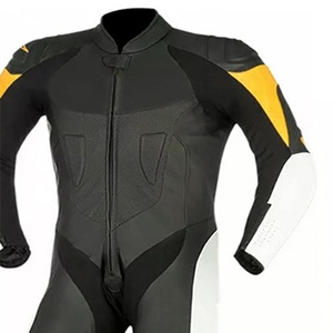 Traje de Motocicleta de Cuero Hecho a Medida para Hombre, Ropa Deportiva OEM ODM, Traje de Motocicleta de Protección a Prueba de Viento para Carreras - Product Image 6