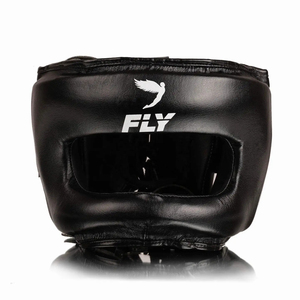 Customized Professional Premium Quality Fly Green Full <b>Face</b> Boxing Head Guard Cheek Bar Breathable Adjustable Design Unisex - Product Image 5