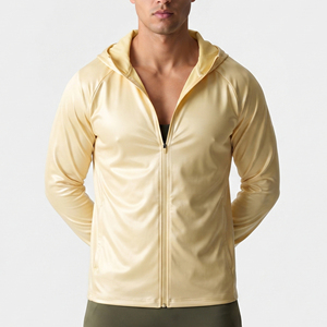 Chaqueta Deportiva de Primavera para Hombre, Ropa Deportiva, Chaqueta Atlética Clásica para Entrenamiento, con Capucha - Product Image 1