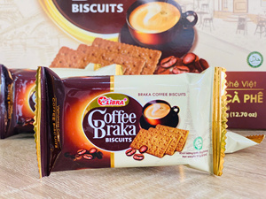 Deliciosas Galletas Crujientes y Dulces con Crema de Café BRAKA, 150g, Bajas en Grasa y Carbohidratos, ODM, a Granel, Directamente de Fábrica en Vietnam - Product Image 3