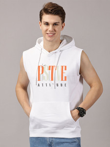 <b>Sleeveless</b> <b>Hoodie</b> <b>Men's</b> Polyester/Cotton Casual Style Pullover Hooded Vest With Kangaroo Pocket Comfortable Relaxed Fit Apparel - Product Image 5