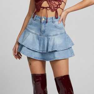 Survêtement intégral pour femmes adultes, demi-zip, manches longues, coupe classique, couleur unie, décontracté, pour l'hiver, en denim simple - Product Image 1
