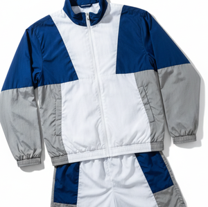New Arrival 2026 Men's Two-Piece Windbreaker Shorts Set Custom Nylon Polyester Running Sets For Men - Product Image 4