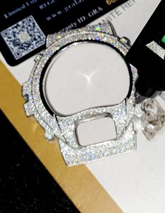Montre DW6900 personnalisée Ice Flooded, boîtier en acier premium, style diamant, montre de mode urbaine - Product Image 2
