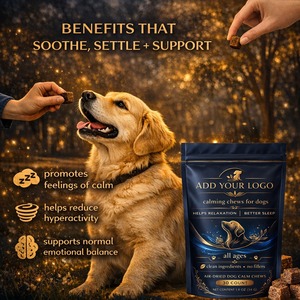 Complément Nutritionnel pour Animaux : Friandises à Mâcher Apaisantes pour Chiens – Soulagement de l'Anxiété et du Stress, Favorise la Relaxation – Friandises Tendres pour Animaux – Fourniture en Gros OEM - Product Image 3