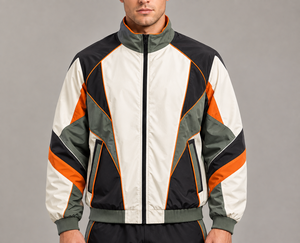 Fábrica de Cortavientos al por Mayor con Chaqueta Cortavientos de Cuello Alto para Hombre, Cortavientos Casual para EE. UU. - Product Image 5