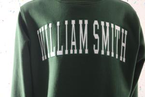 Willam SMITH เสื้อสเวตเตอร์คอ100% สีขาวปักลาย, เสื้อกันหนาวคอกว้างโปรดักชั่นในเมือง - Product Image 4
