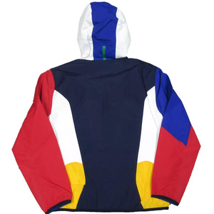 เสื้อแจ็คเก็ตไนลอนสั่งทำขายส่งสำหรับผู้ชายและผู้หญิง แบบมีซิป บล็อกสี  กันลม พร้อมเทคโนโลยีกันน้ำ - Product Image 3