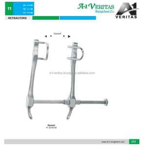 Conjunto de instrumentos de Retractor Quirúrgico Abdominal de acero inoxidable de 10 cm de alta calidad, conjunto de instrumentos de Clip Hemolock - Product Image 3