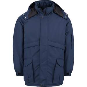 Parka Homme Sur Mesure, Poids Lourd, Grande Taille, Toile avec Rembourrage en Coton, Couleur Rouge - Product Image 1