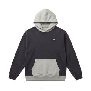 Trendy Contrast Panel Hoodies Oversized Cotton Fleece Streetwear Dual Tone <b>Pullover</b> Custom Logo Low MOQ Bulk Supplier - Product Image 3