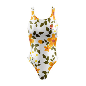 Traje de Baño Sublimado de Una Pieza para Mujer, Marca Privada, Ropa de Playa, Body con Estampado Personalizado, Secado Rápido, Elástico, de Fábrica - Product Image 1